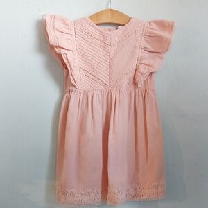 Darling Zara Soft Pink Ruffle Dress